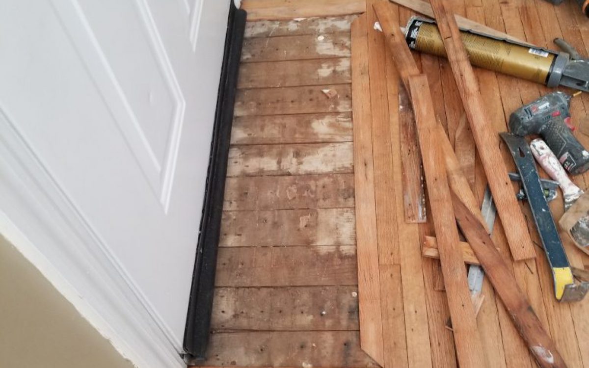 Joe’s Floor repairs project at Springfield, PA